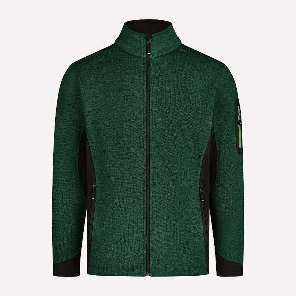 Stricksweater Christoph grün/schwarz