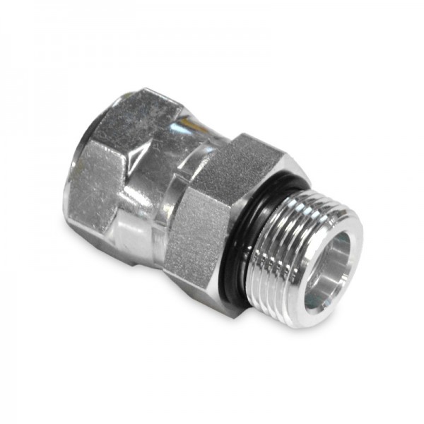 Adapter Zollgewinde AG x JIC UNF IG mit Weichdichtung