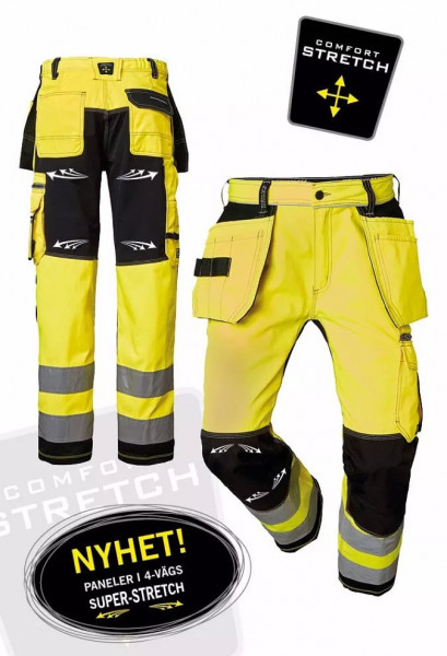 Wexman Signalhose Stretch Worker Klasse 2