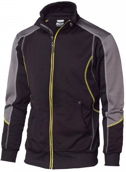 Wexman Functional Sweater schwarz/grau/gelb