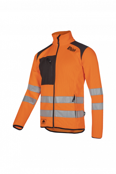 SIP Protection TUNDRA FLASH Warnschutz-Fleecejacke schwarz/orange