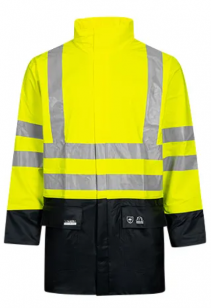 Regenjacke Lyngsoe gelb/schwarz 85 cm