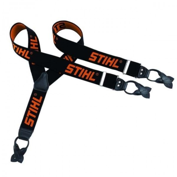 STIHL Hosenträger Profi, schwarz, 110 cm, zum Knöpfen – Timbershop