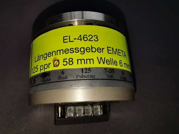 Längenmessgeber TJ 125 ppr Welle 6 mm