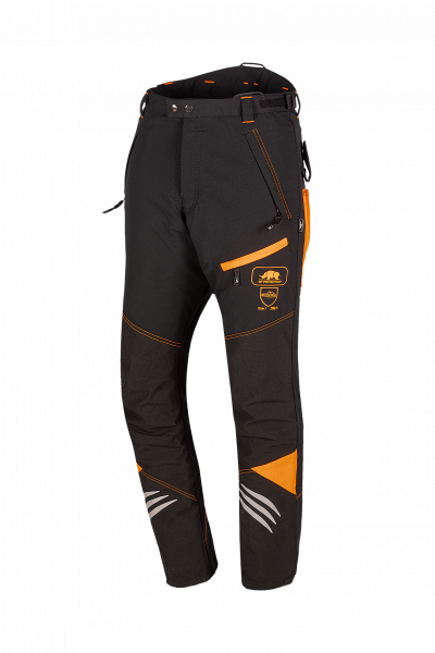 SIP Protection Ninja Schnittschutzhose Kl. 1 schwarz/orange
