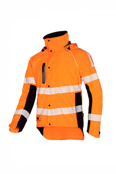 SIP Protection Keiu HV Regenjacke orange/schwarz