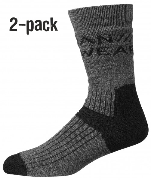 Wexman Socken 2er Pack schwarz/grau 40-45