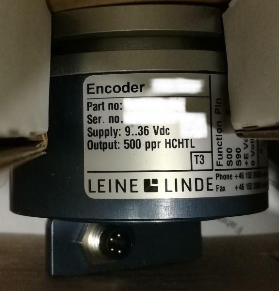 Längenmessgeber Ponsse 500 ppr Welle 10 mm