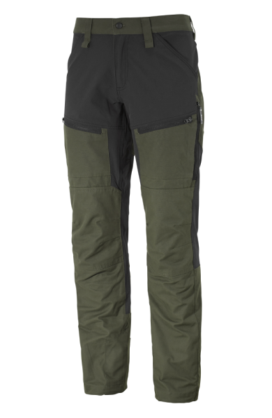 Outdoorhose Gesto mit Stretch grün/schwarz