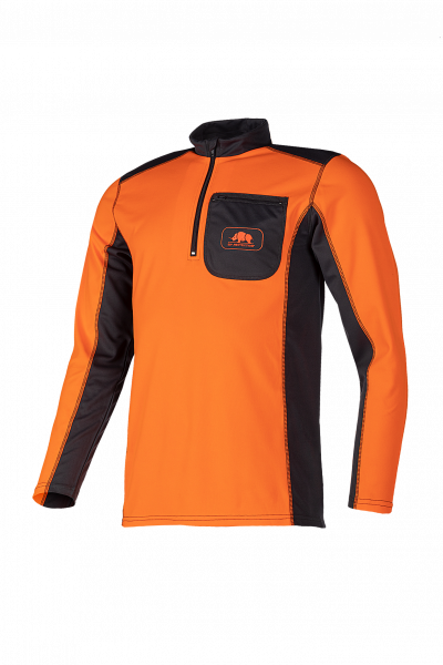 SIP Protection Funktionsshirt Langarm orange/grau